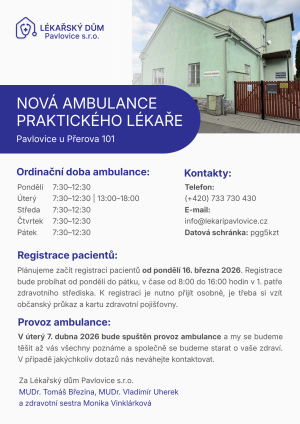 Lékařský dům Pavlovice u Přerova